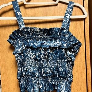 Tularosa Blue Crop Top